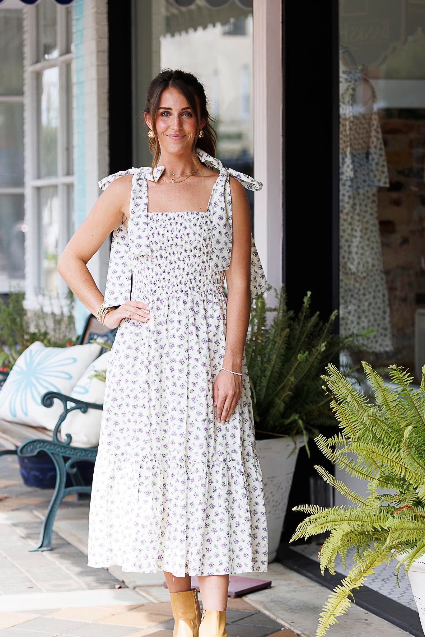 The Lilac Midi Dress
