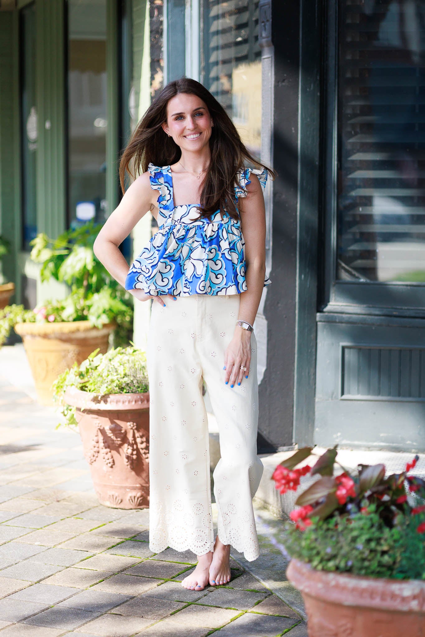 The Ellie Eyelet Jeans