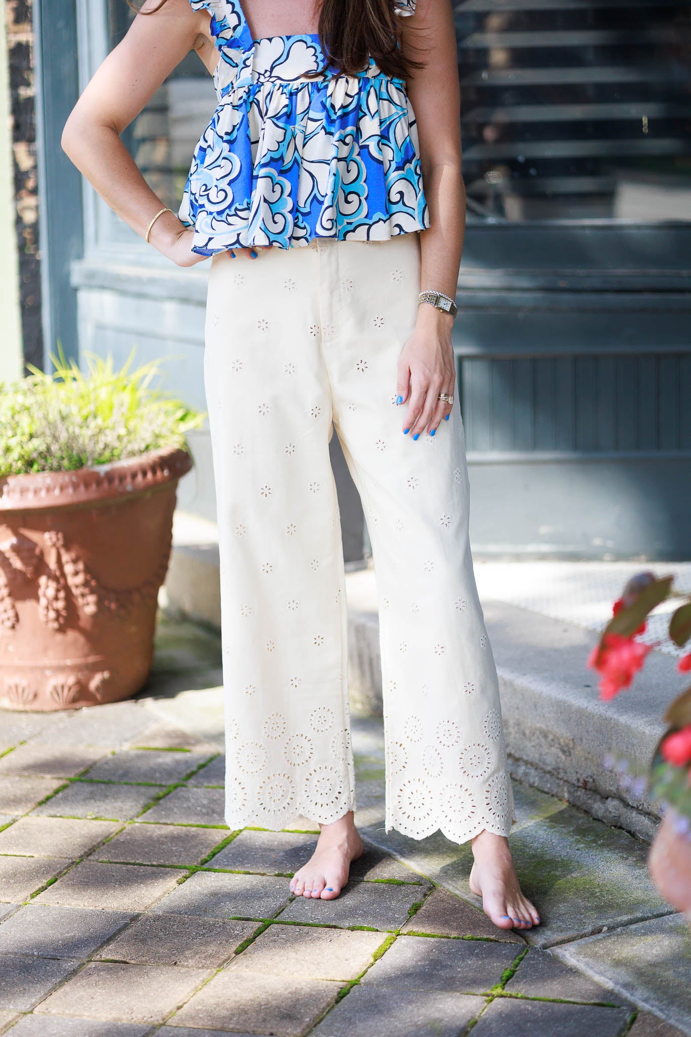 The Ellie Eyelet Jeans