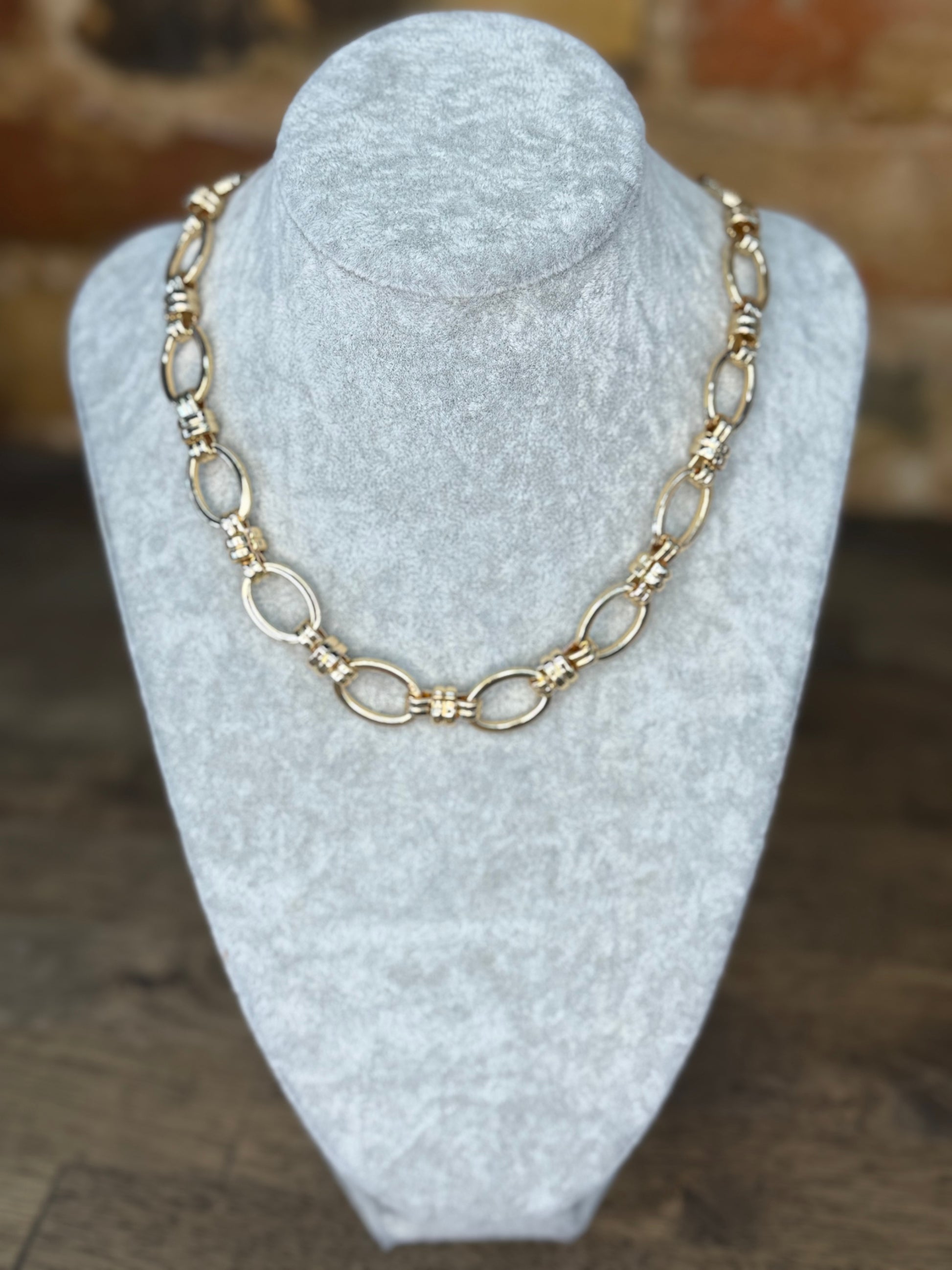 Oval Linked Necklace