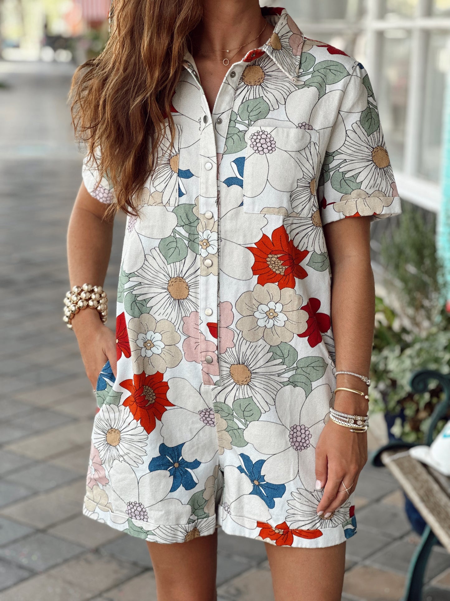 The Ditsy Floral Romper