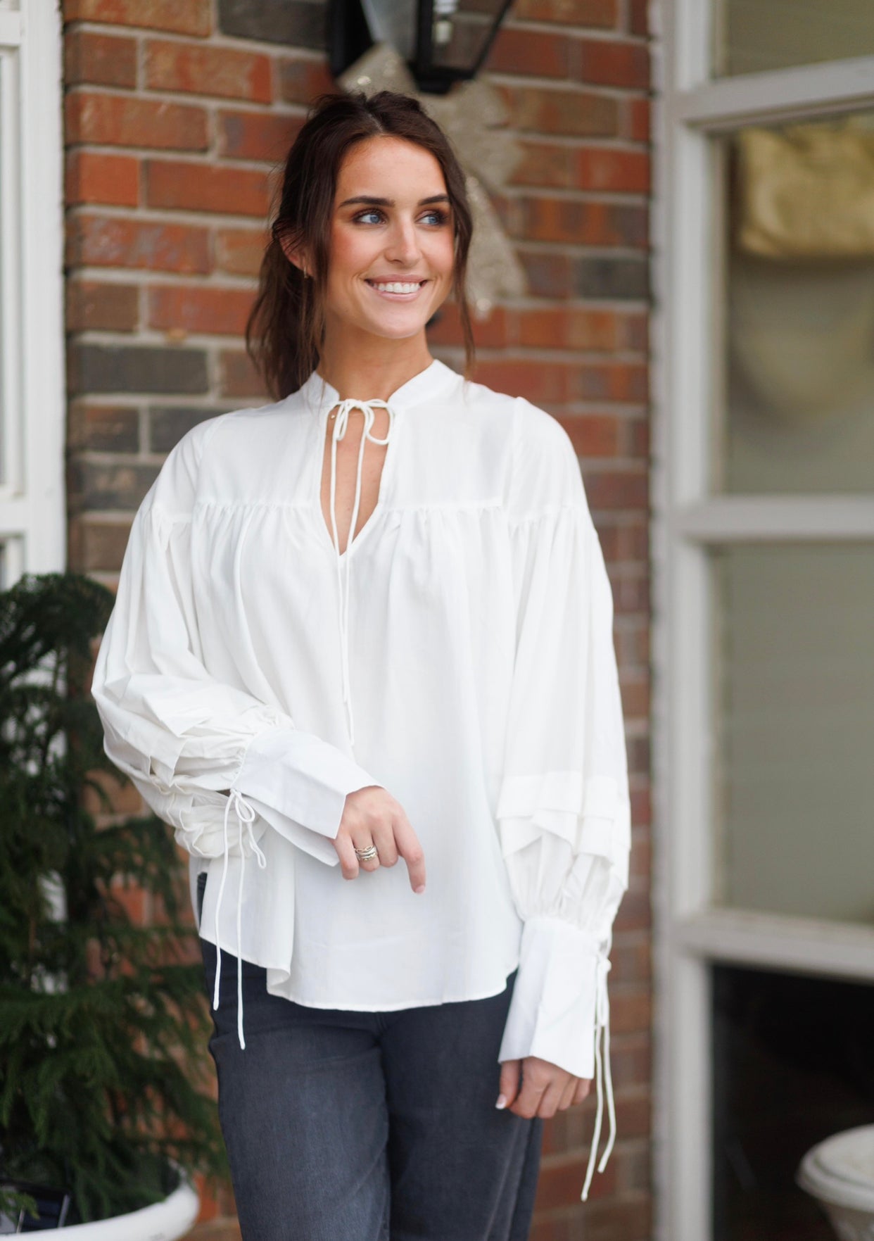 Winter white sale blouse