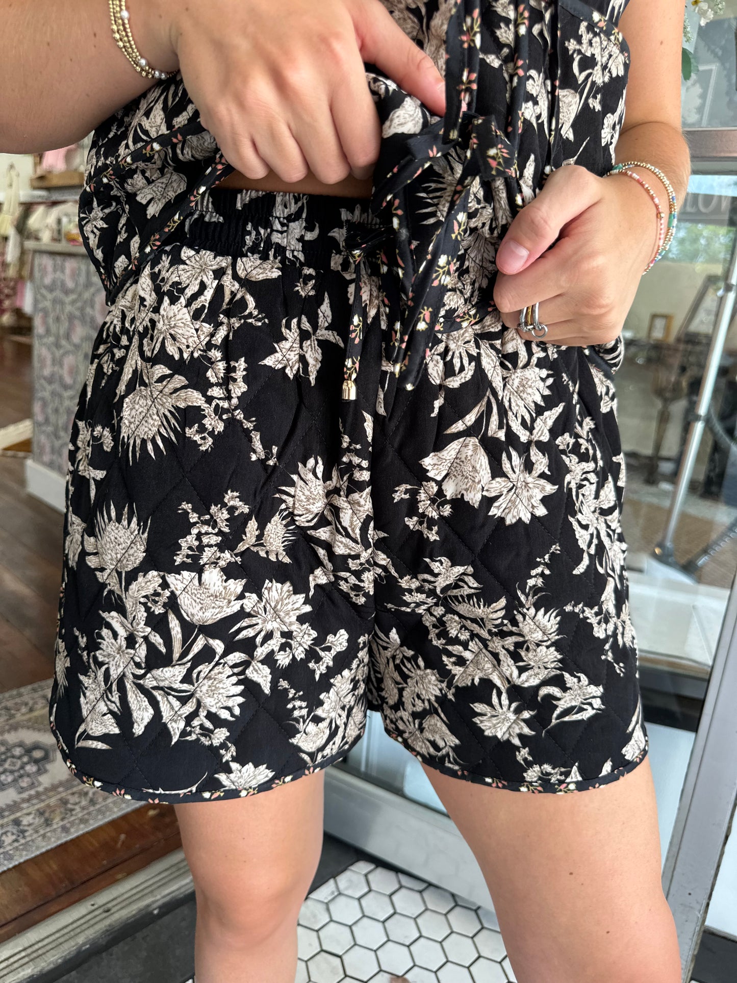 The Mags Quilted Set - Shorts