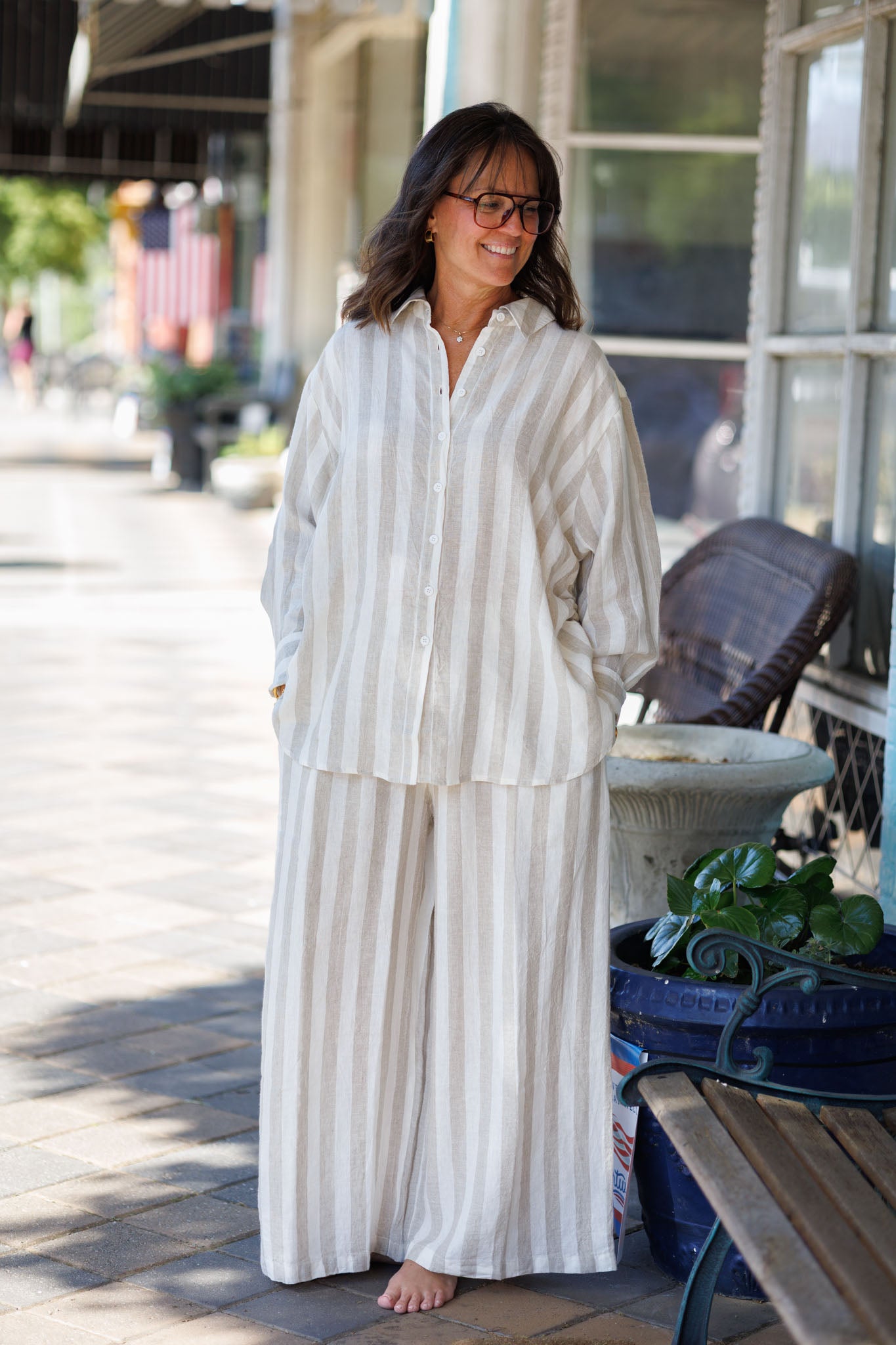 The Andie Oversized Top