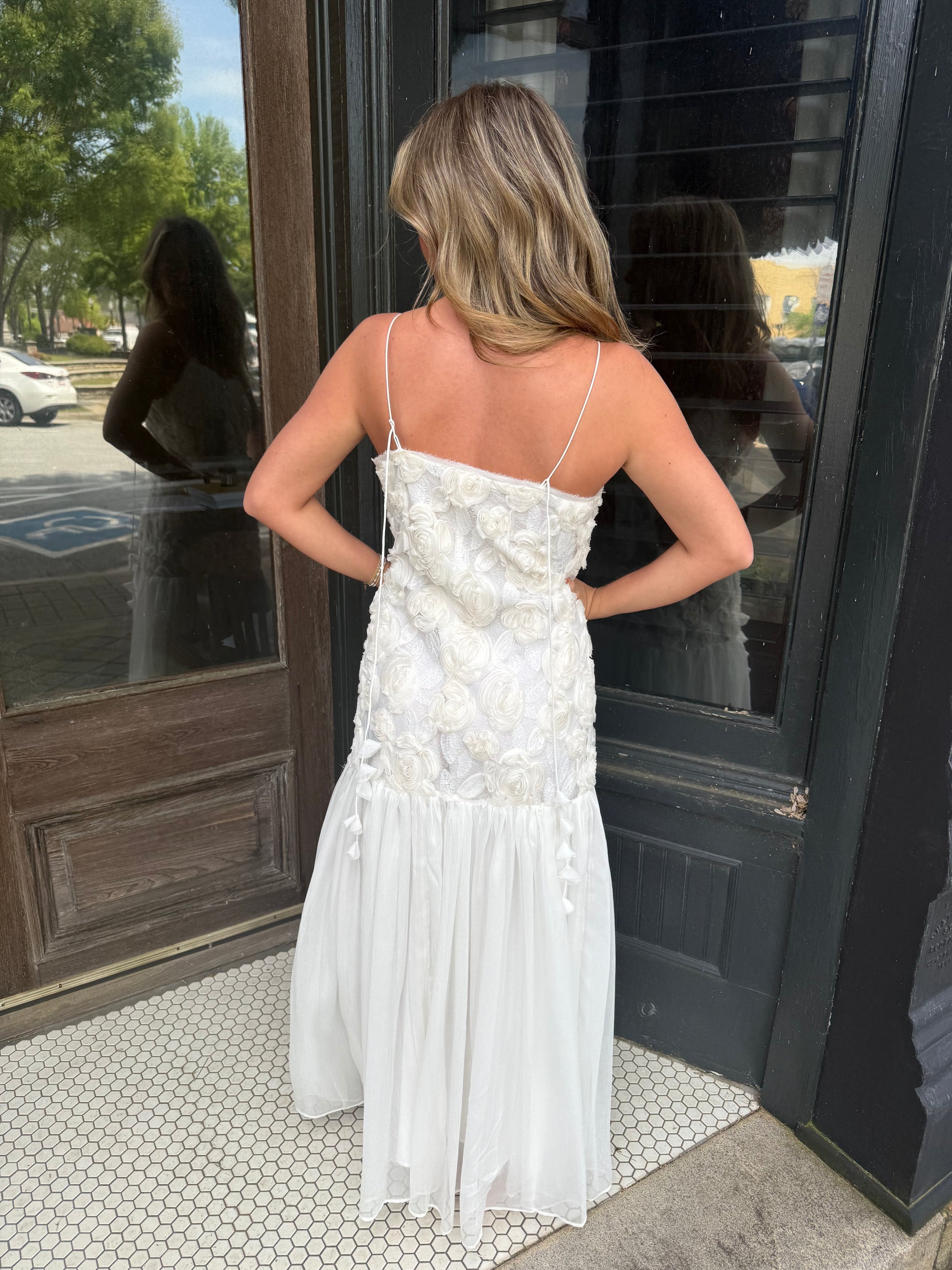 arwen white dress piped shoulder yoke Elysee, Arwen Wedding Dress Save