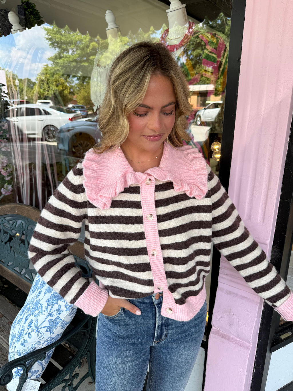 The Nellie Ruffle Sweater