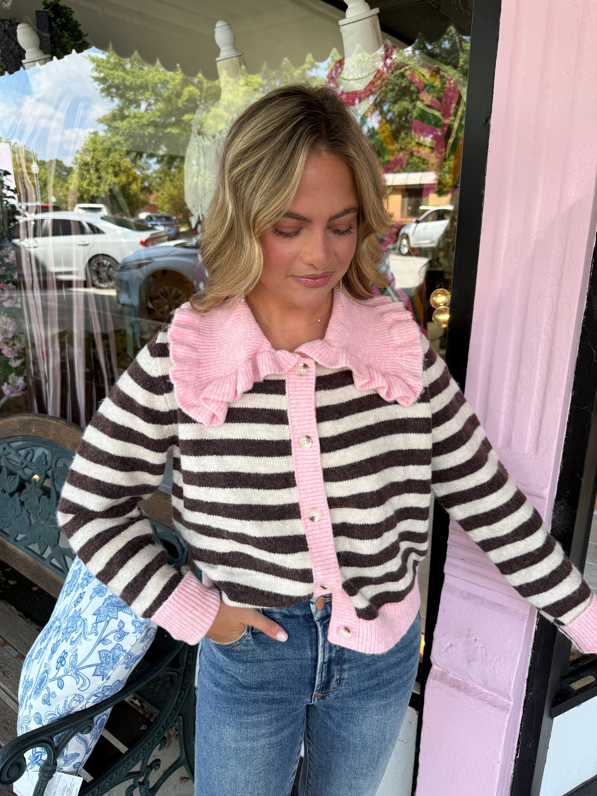 The Nellie Ruffle Sweater
