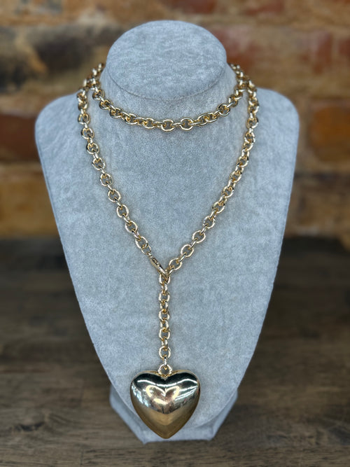 Chain Heart Necklace