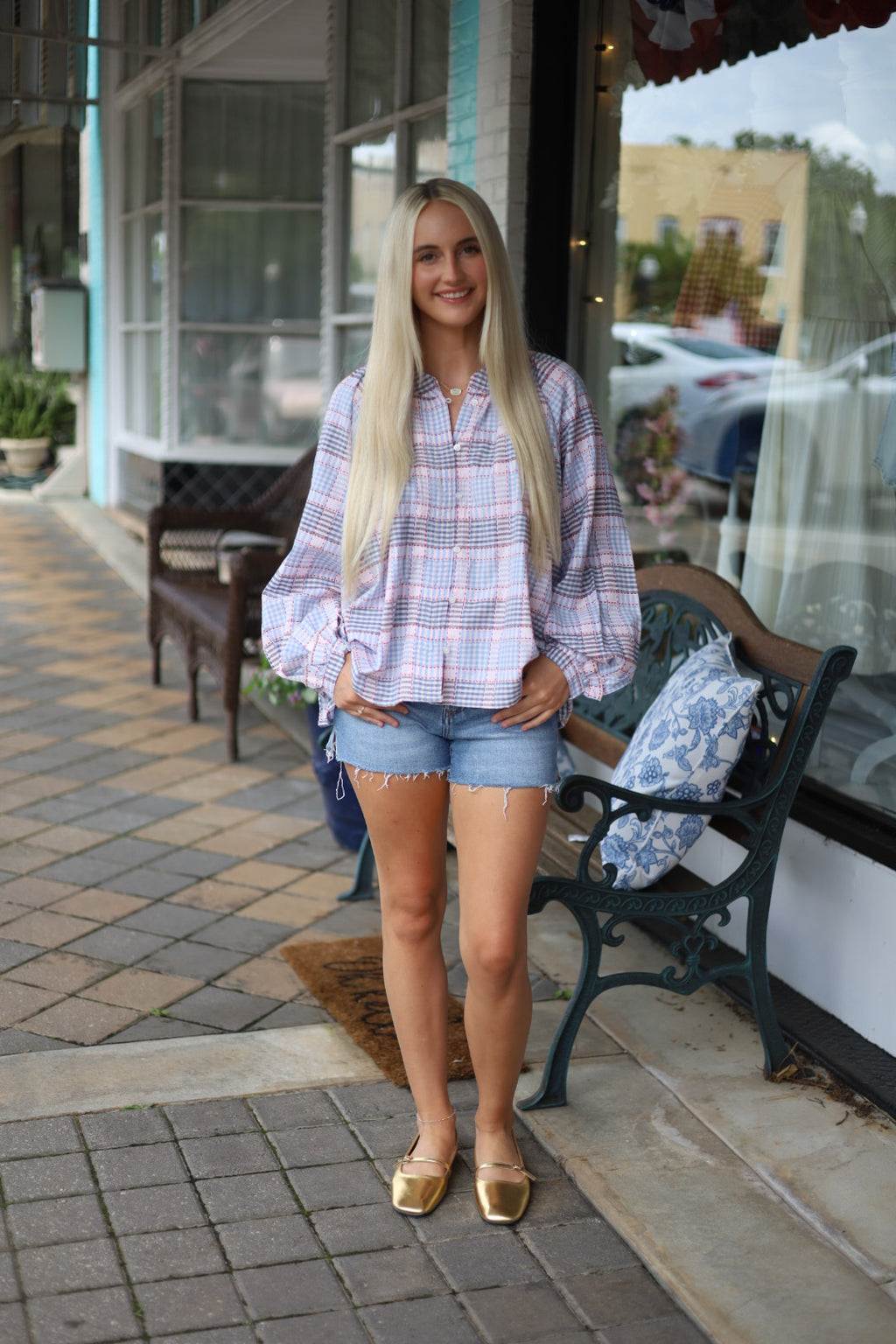 The Bleu Button Up