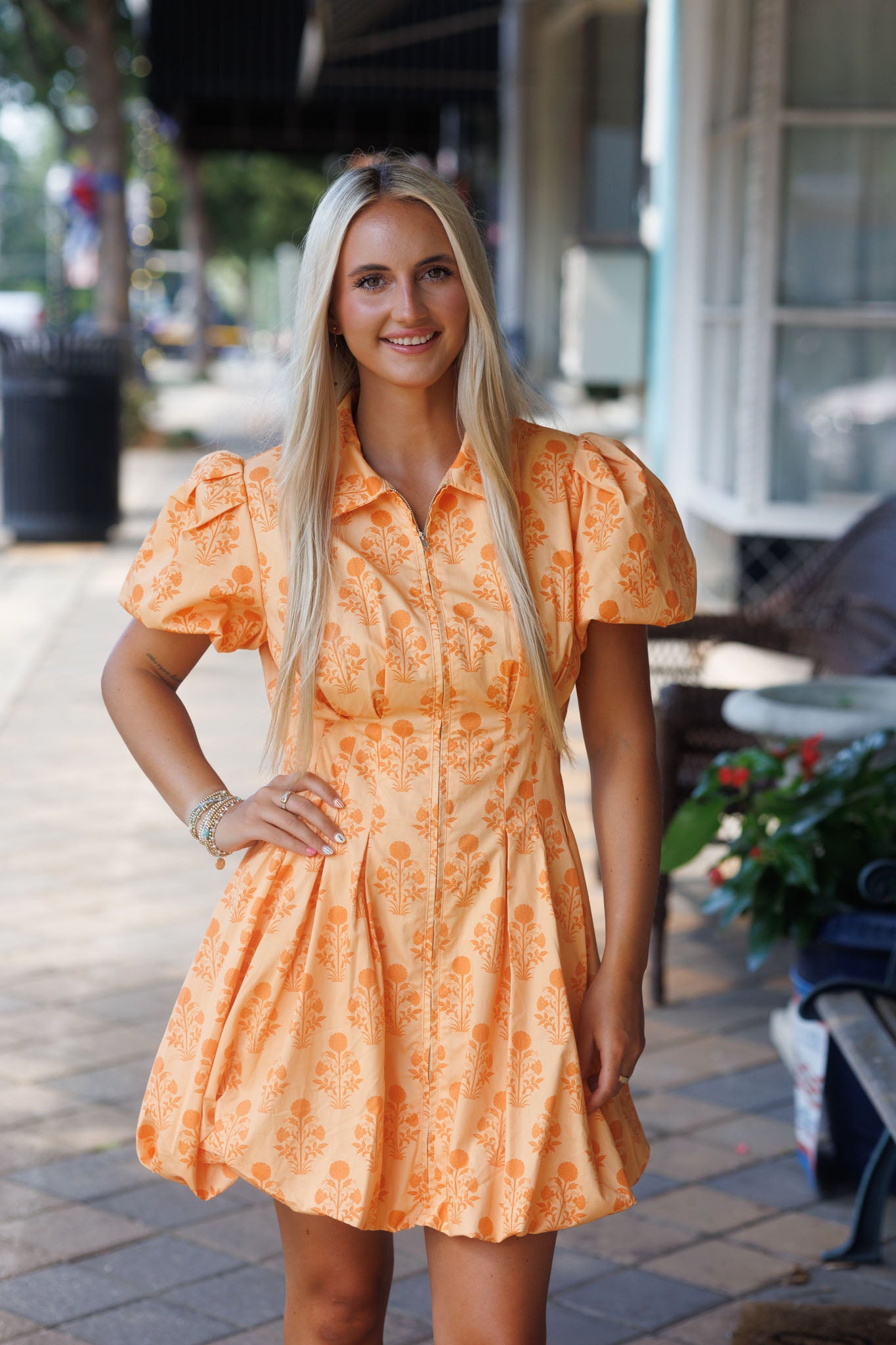 The Orangy Mini Dress