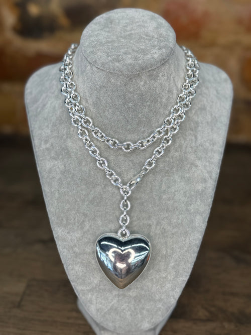 Chain Heart Necklace