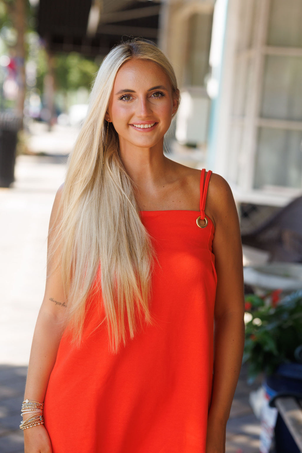The Scarlet Shift Dress