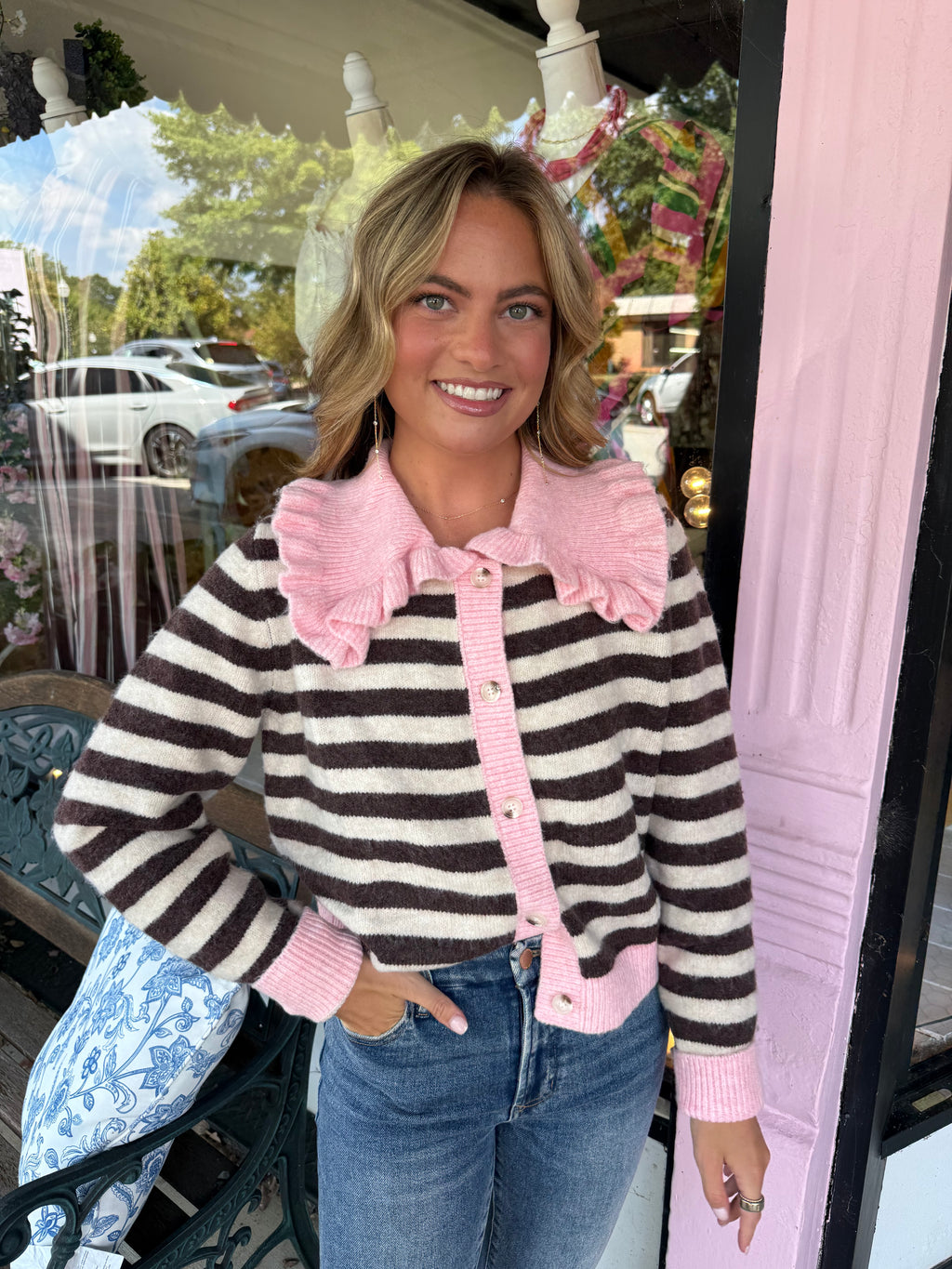 The Nellie Ruffle Sweater
