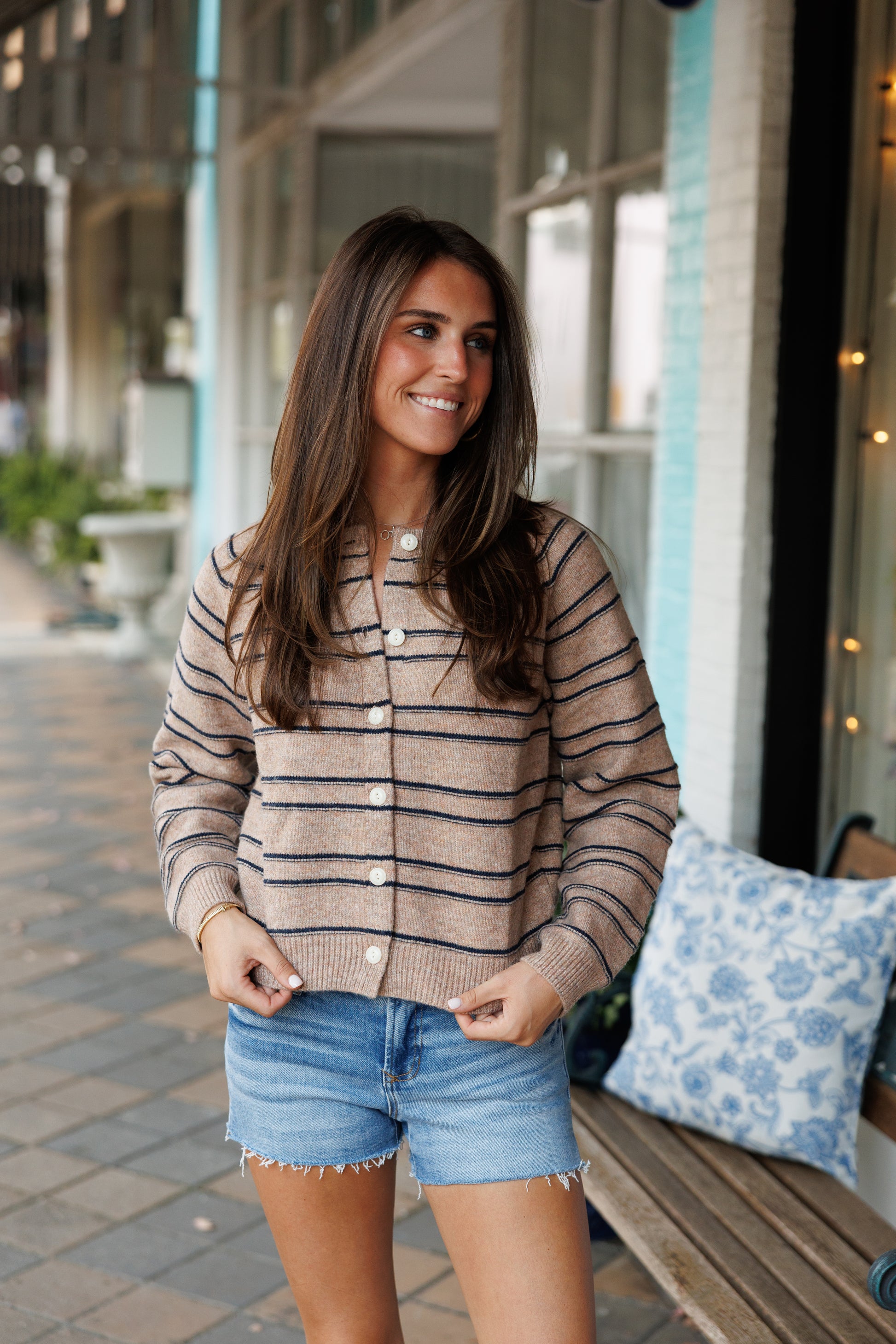 The Camel Cardigan