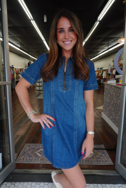 The Megan Denim Dress