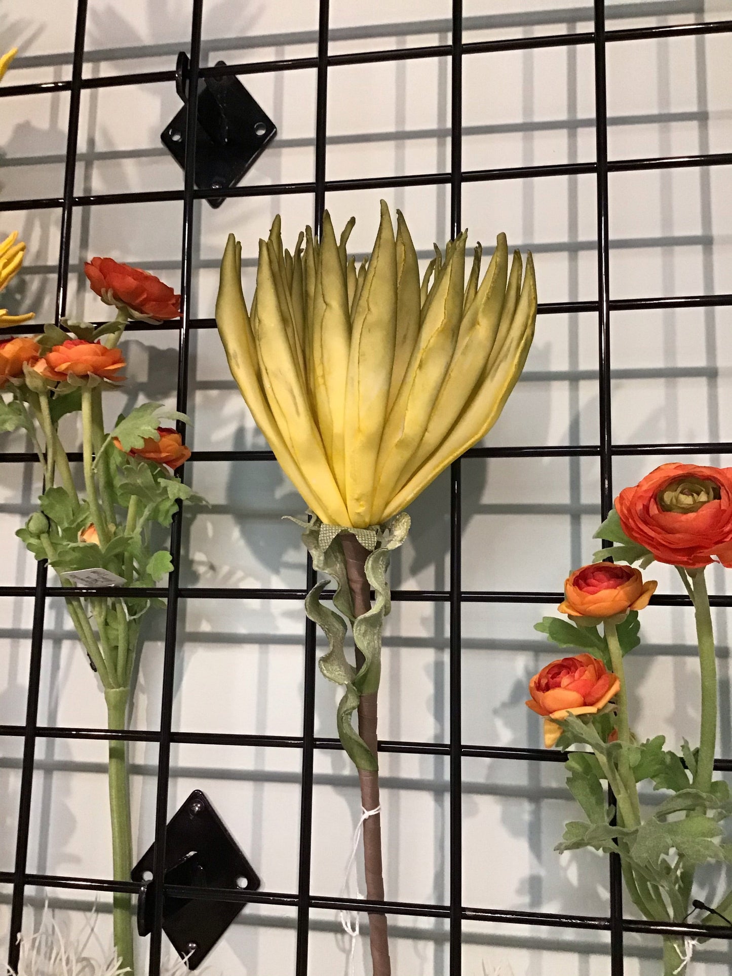 Faded Yellow/Green One Stem Botanical